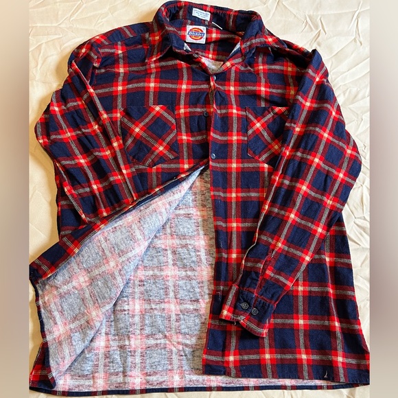 Vintage Deadstock Dickies Flannel Button Down - Picture 3 of 4